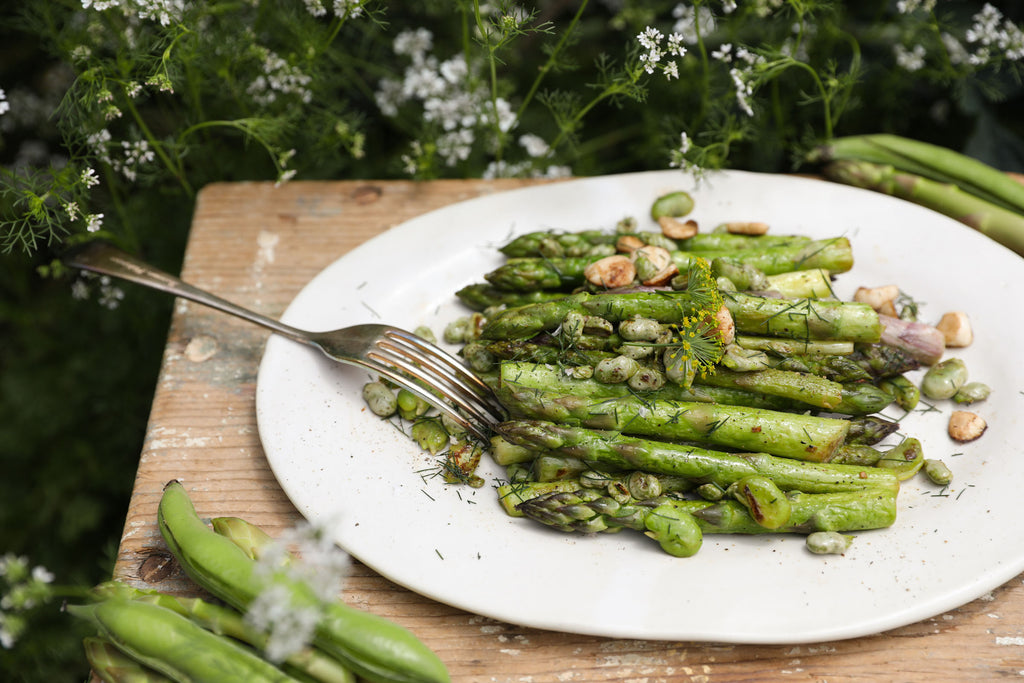 Bush Exchange | Be inspired by food - its source, its flavour - its power to connect... | The Shady Baker - asparagus plate